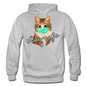 Stay Safe Cat - Gildan Heavy Blend Adult Hoodie - heather gray