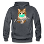 Stay Safe Cat - Gildan Heavy Blend Adult Hoodie - charcoal gray