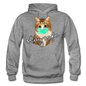 Stay Safe Cat - Gildan Heavy Blend Adult Hoodie - graphite heather