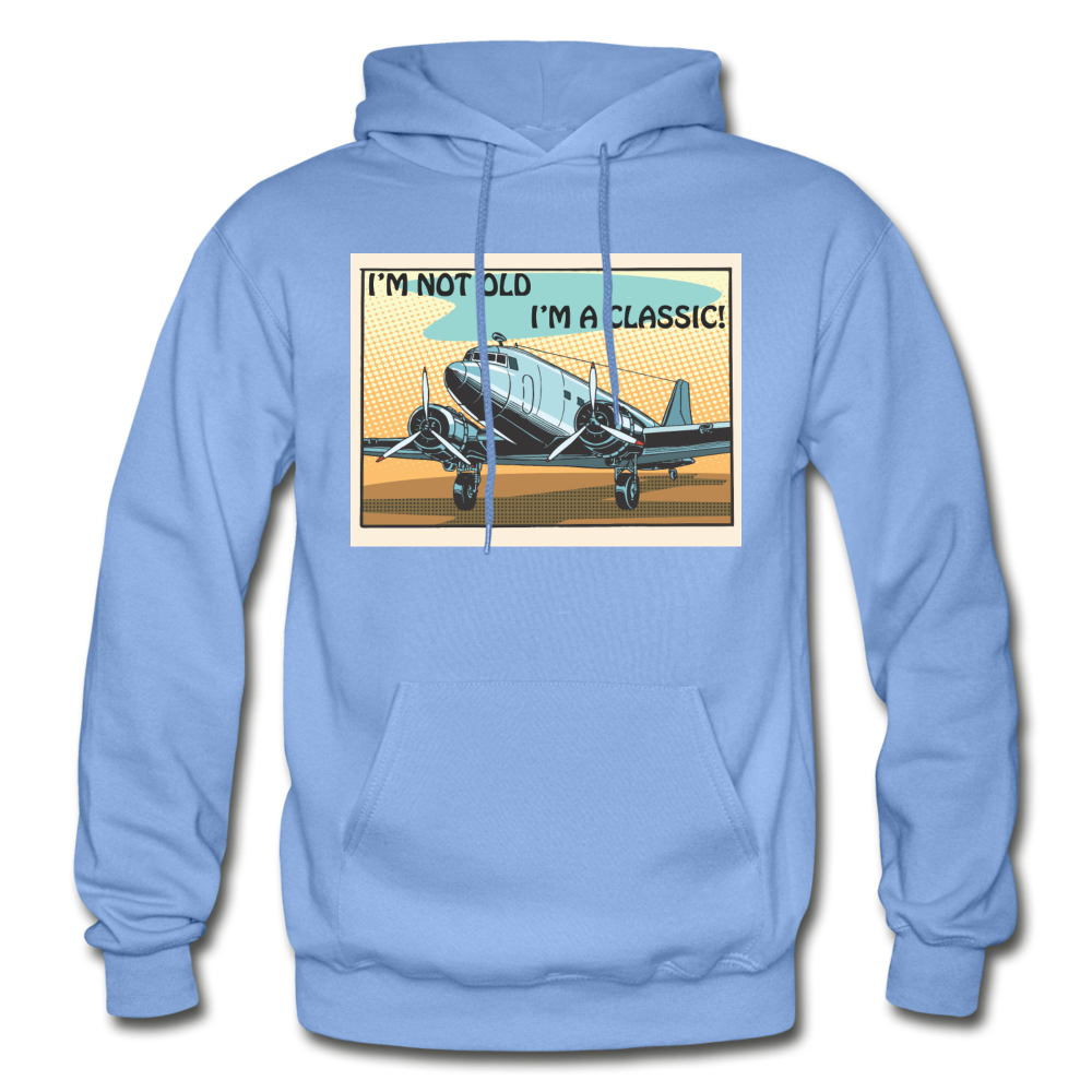 I'm Not Old - DC3 - Gildan Heavy Blend Adult Hoodie - carolina blue