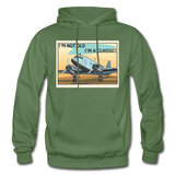I'm Not Old - DC3 - Gildan Heavy Blend Adult Hoodie - military green