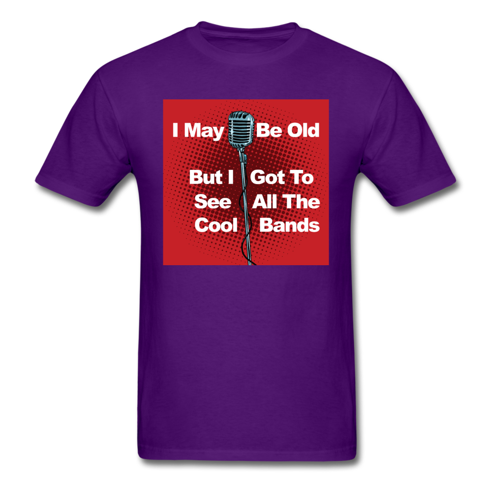 Cool Bands - Unisex Classic T-Shirt - purple