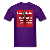 Cool Bands - Unisex Classic T-Shirt - purple