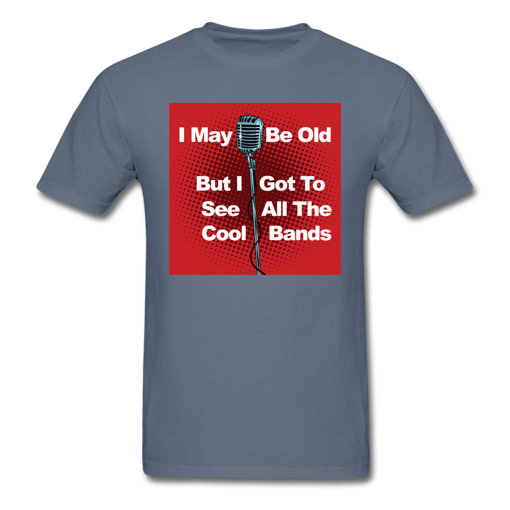 Cool Bands - Unisex Classic T-Shirt - denim