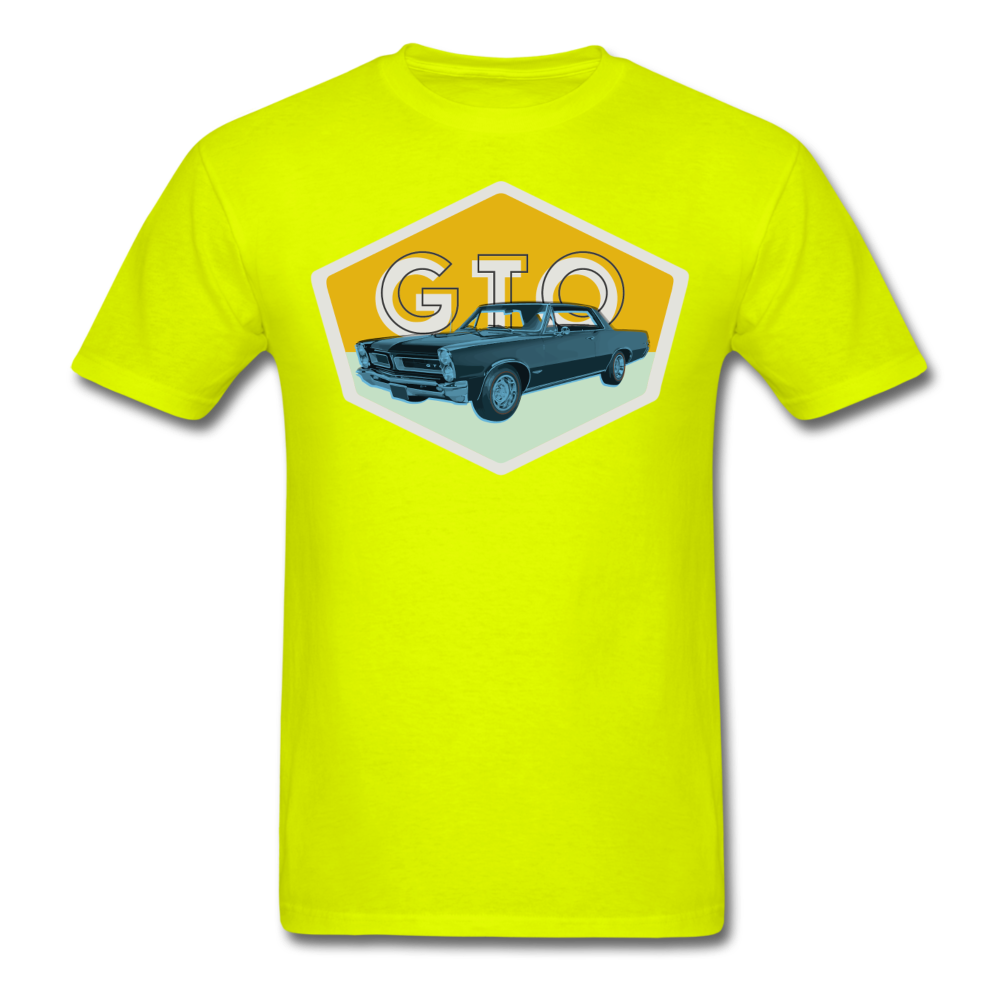 Vintage Cars - GTO - Unisex Classic T-Shirt - safety green