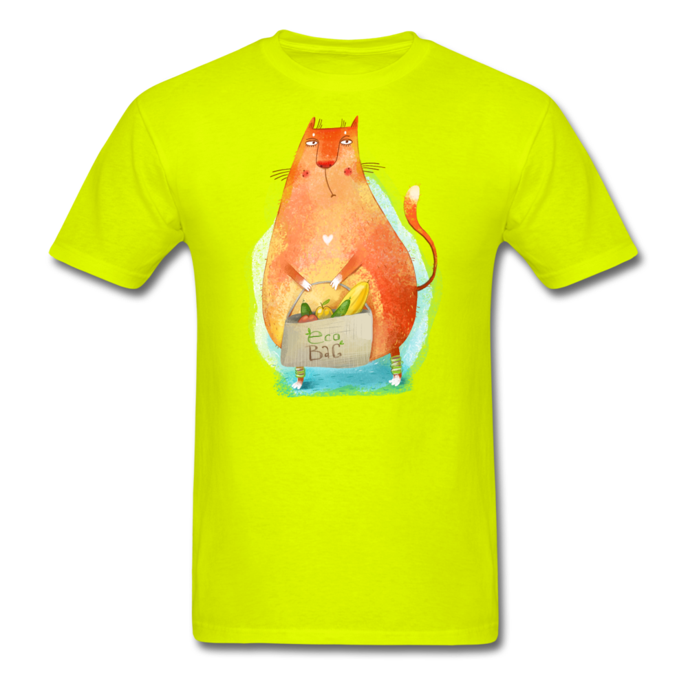 Eco Cat - Unisex Classic T-Shirt - safety green