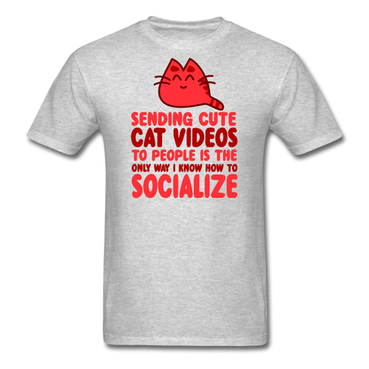 Cat Videos - Unisex Classic T-Shirt - heather gray