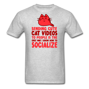 Cat Videos - Unisex Classic T-Shirt - heather gray