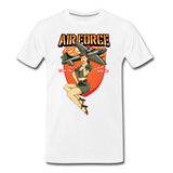 Air Force - Pinup - Men's Premium T-Shirt - white