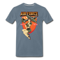 Air Force - Pinup - Men's Premium T-Shirt - steel blue