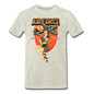 Air Force - Pinup - Men's Premium T-Shirt - heather oatmeal