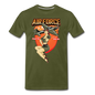 Air Force - Pinup - Men's Premium T-Shirt - olive green