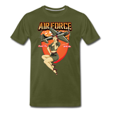Air Force - Pinup - Men's Premium T-Shirt - olive green