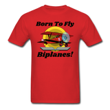 Born To Fly - Biplanes - Unisex Classic T-Shirt - red