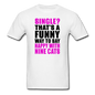 Single - Happy With 9 Cats - Unisex Classic T-Shirt - white