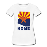 Arizona "HOME" - Women’s Premium T-Shirt - white