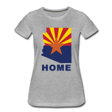 Arizona "HOME" - Women’s Premium T-Shirt - heather gray