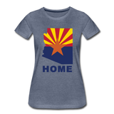 Arizona "HOME" - Women’s Premium T-Shirt - heather blue