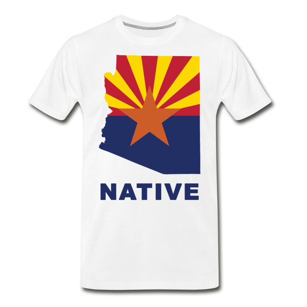 Arizona "NATIVE" - Men's Premium T-Shirt - white