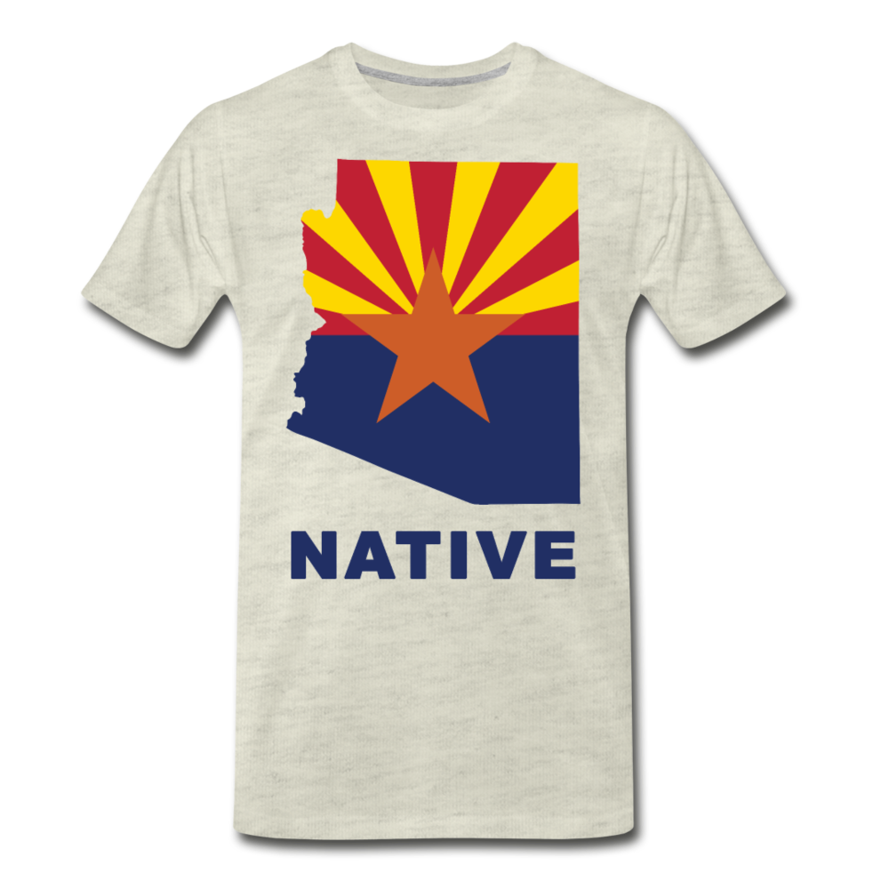 Arizona "NATIVE" - Men's Premium T-Shirt - heather oatmeal