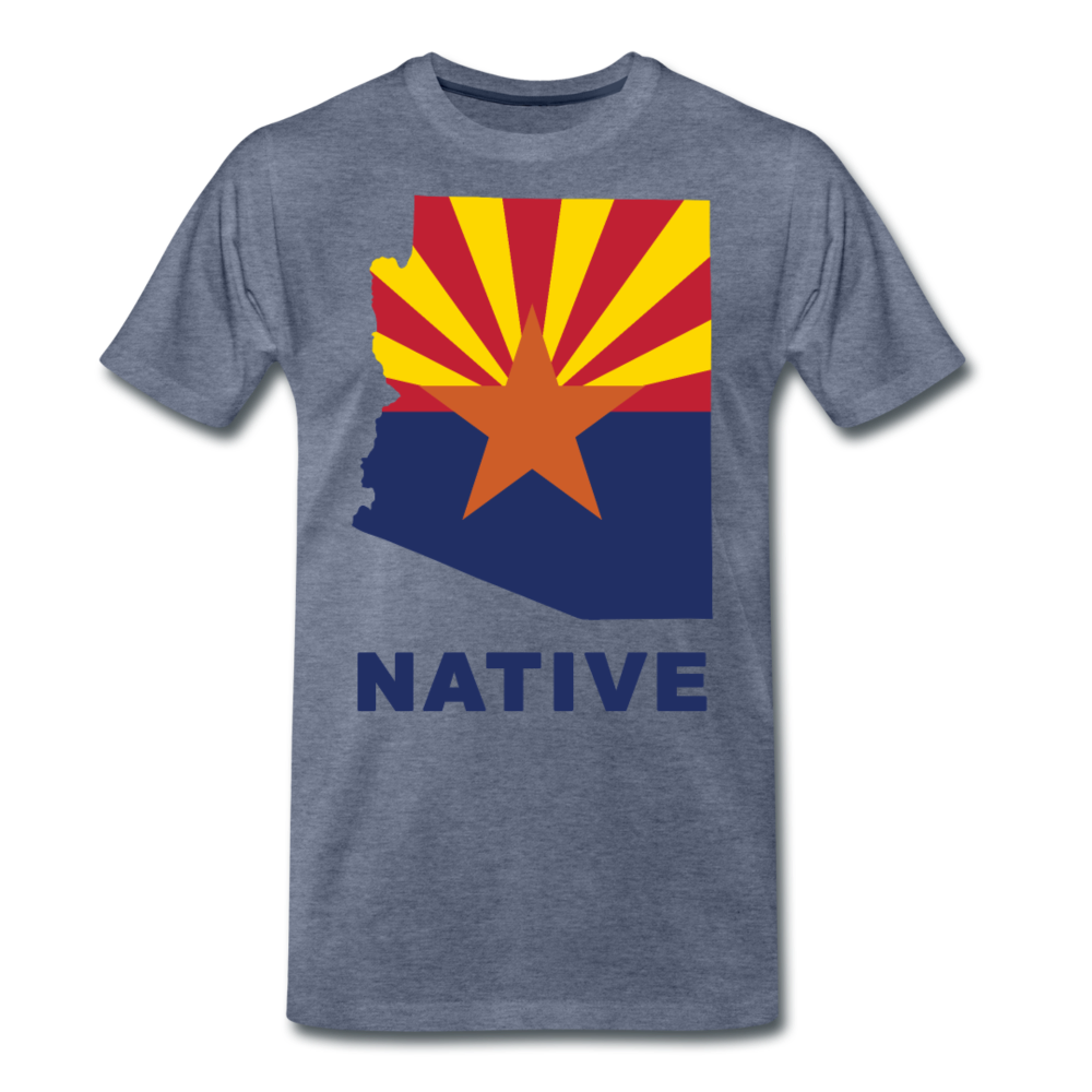 Arizona "NATIVE" - Men's Premium T-Shirt - heather blue