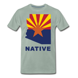 Arizona "NATIVE" - Men's Premium T-Shirt - steel green