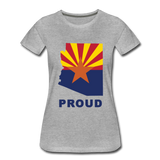 Arizona "PROUD" - Women’s Premium T-Shirt - heather gray