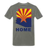 Arizona "HOME" - Men's Premium T-Shirt - asphalt gray