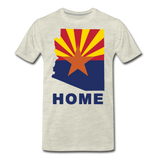 Arizona "HOME" - Men's Premium T-Shirt - heather oatmeal