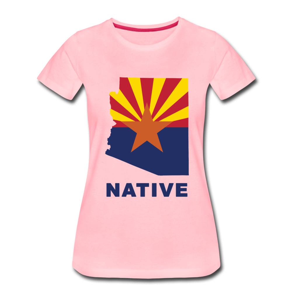 Arizona "NATIVE" - Women’s Premium T-Shirt - pink