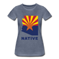 Arizona "NATIVE" - Women’s Premium T-Shirt - heather blue