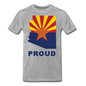 Arizona "PROUD" - Men's Premium T-Shirt - heather gray