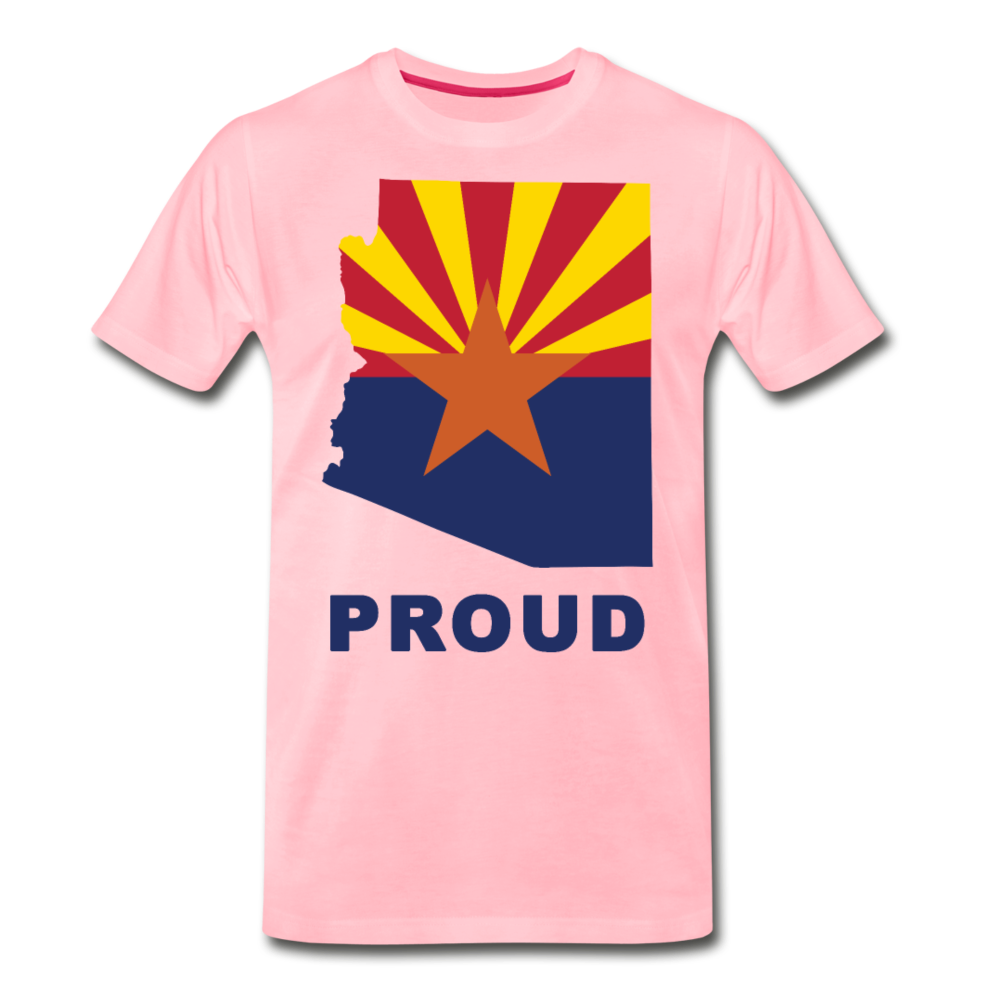 Arizona "PROUD" - Men's Premium T-Shirt - pink