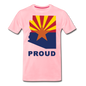 Arizona "PROUD" - Men's Premium T-Shirt - pink