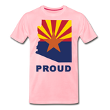 Arizona "PROUD" - Men's Premium T-Shirt - pink