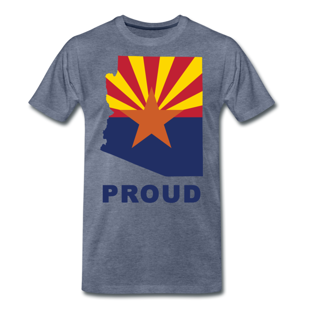 Arizona "PROUD" - Men's Premium T-Shirt - heather blue