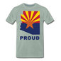 Arizona "PROUD" - Men's Premium T-Shirt - steel green