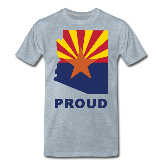 Arizona "PROUD" - Men's Premium T-Shirt - heather ice blue