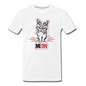 Angry Cat - Men's Premium T-Shirt - white