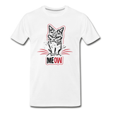 Angry Cat - Men's Premium T-Shirt - white