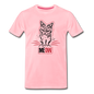 Angry Cat - Men's Premium T-Shirt - pink