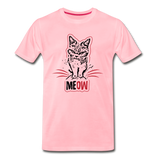 Angry Cat - Men's Premium T-Shirt - pink