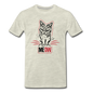 Angry Cat - Men's Premium T-Shirt - heather oatmeal