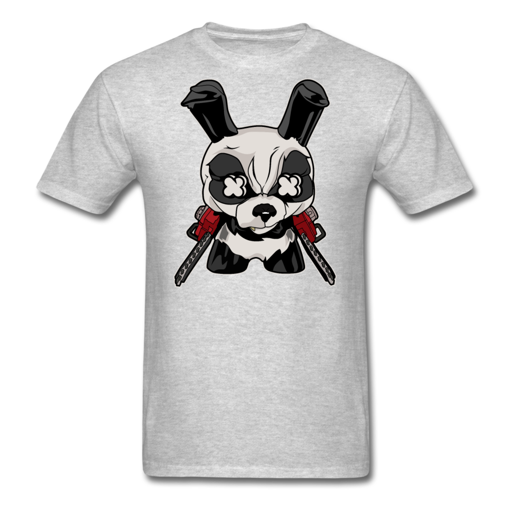 Angry Panda - Unisex Classic T-Shirt - heather gray