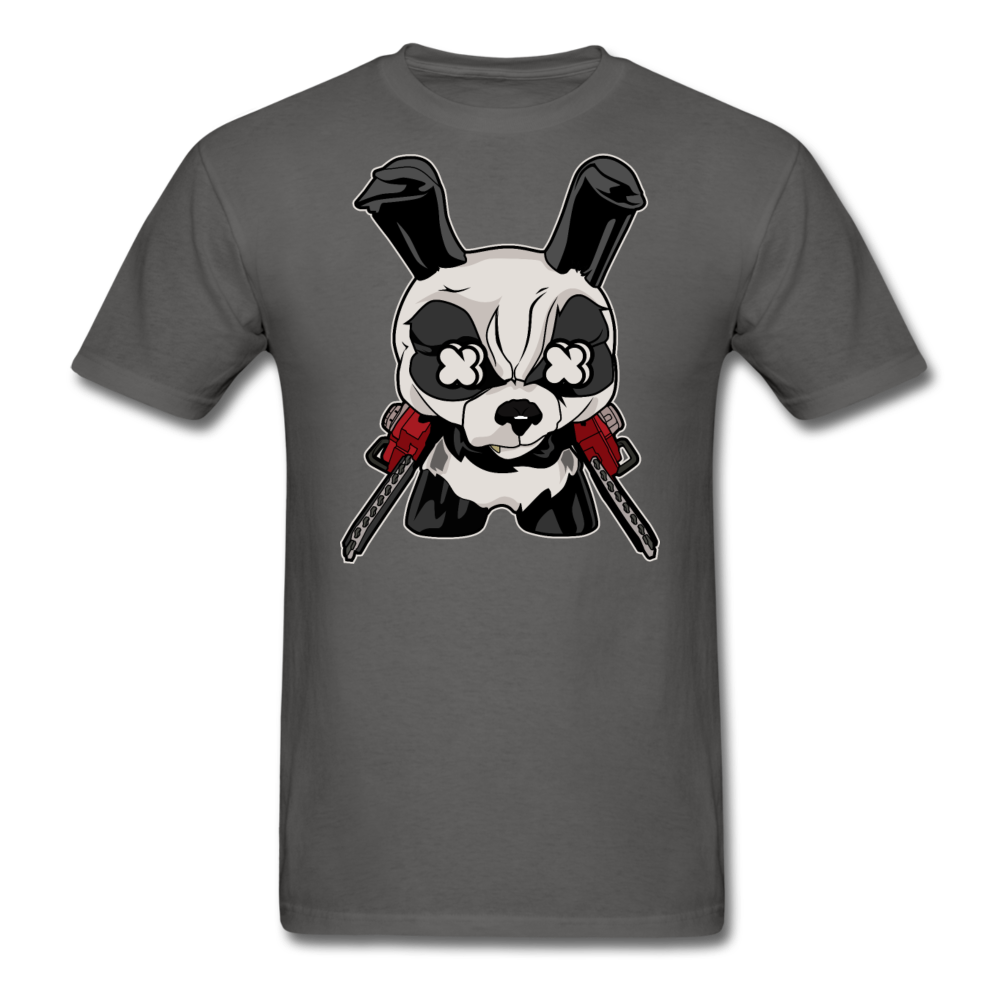 Angry Panda - Unisex Classic T-Shirt - charcoal