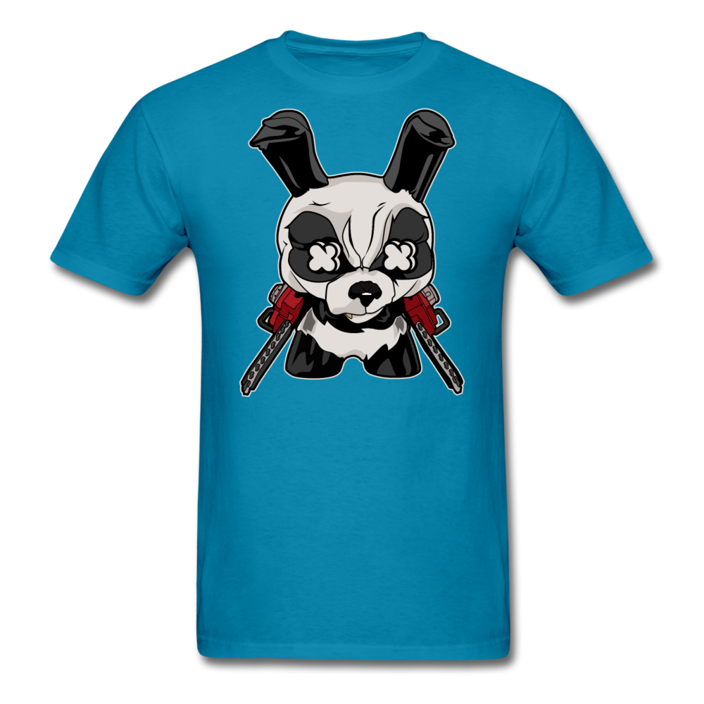 Angry Panda - Unisex Classic T-Shirt - turquoise