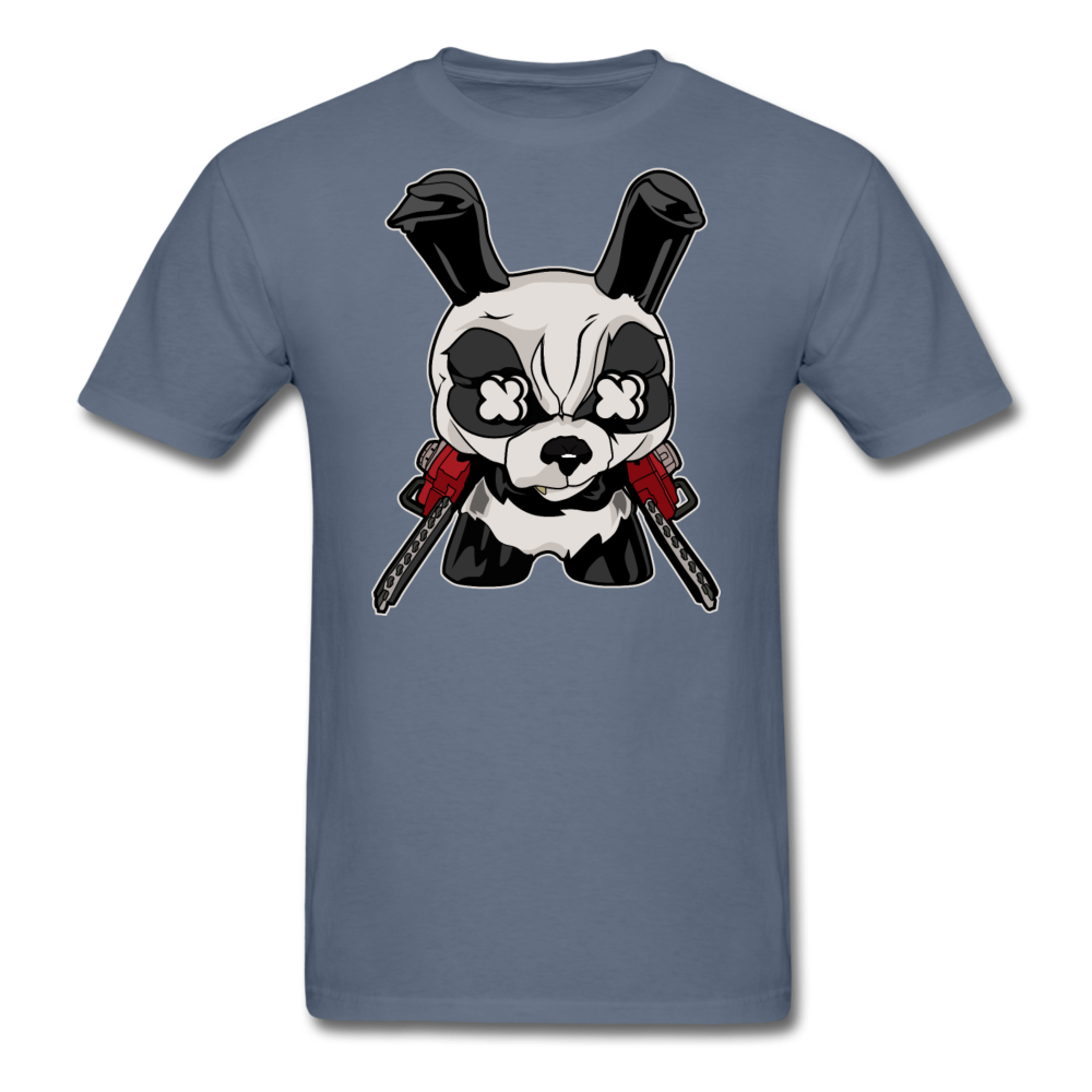 Angry Panda - Unisex Classic T-Shirt - denim