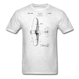 Airplane Patent - Unisex Classic T-Shirt - light heather gray
