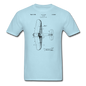 Airplane Patent - Unisex Classic T-Shirt - powder blue