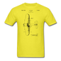 Airplane Patent - Unisex Classic T-Shirt - yellow